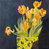 Tulpen und t�rk. Keramik 2007 | 50 x 50 cm | �l/Lw.